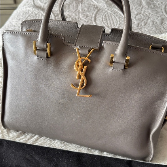 Saint Laurent Cabas Baby in Gray - Picture 5 of 16